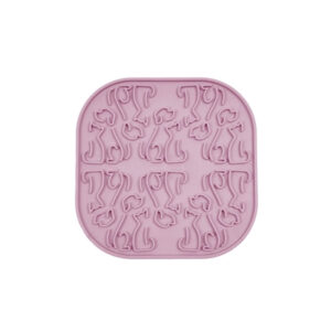 FIBOO LICKING MAT LOLLIPOP ΡΟΖ 19cm