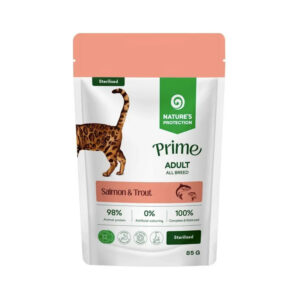 NATURE'S PROTECTION CAT STERILISED SALMON AND TROUT 85gr
