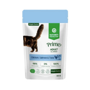 NATURE'S PROTECTION CAT WEIGHT CONTROLL CHICKEN SALMON AND TUNA 85gr