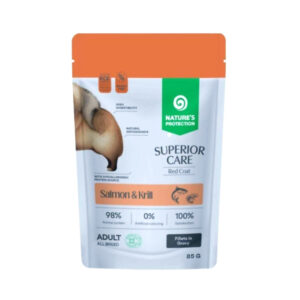 NATURE'S PROTECTION RED COAT DOG SALMON AND KRILL 85gr