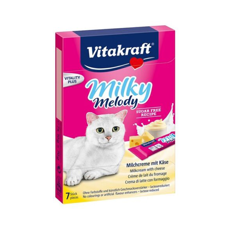 VITAKRAFT MILKY MELODY ΦΑΚΕΛΑΚΙ  ΓΑΛΑ ΚΑΙ ΤΥΡΙ 70gr