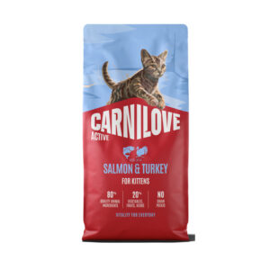 CARNILOVE CAT ACTIVE KITTEN SALMON AND TURKEY