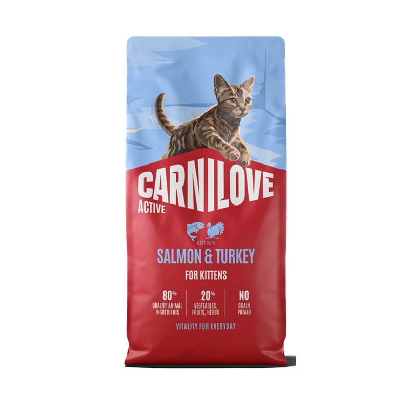 CARNILOVE CAT ACTIVE KITTEN SALMON AND TURKEY
