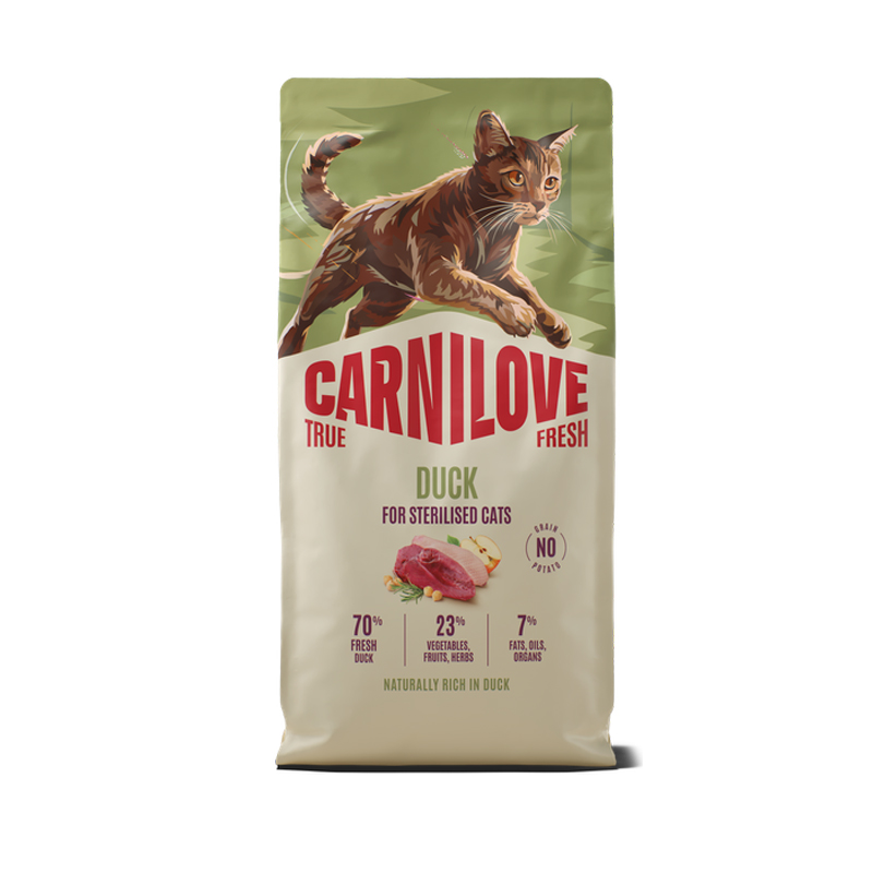 CARNILOVE CAT TRUE FRESH STERILISED DUCK CARNILOVE CAT TRUE FRESH STERILISED DUCK