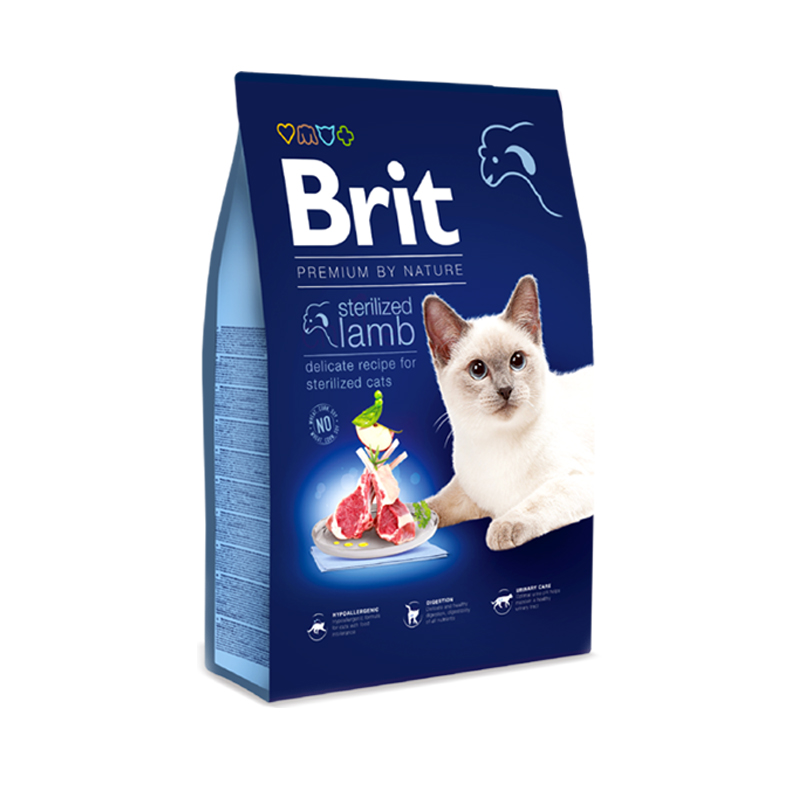 BRIT PREMIUM BY NATURE CAT STERILISED LAMB BRIT PREMIUM BY NATURE CAT STERILISED LAMB