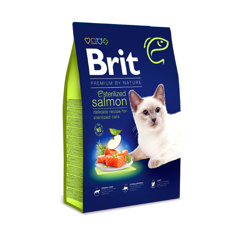 BRIT PREMIUM BY NATURE CAT STERILISED SALMON BRIT PREMIUM BY NATURE CAT STERILISED SALMON