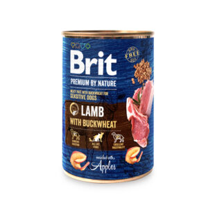 BRIT PREMIUM CANS LAMB WITH BACKWHEAT 400gr