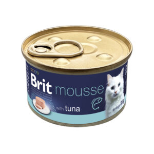 BRIT PREMIUM CAT CAN MOUSSE TUNA 85gr