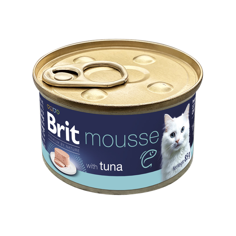 BRIT PREMIUM CAT CAN MOUSSE TUNA 85gr BRIT PREMIUM CAT CAN MOUSSE TUNA 85gr
