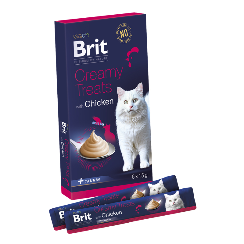 BRIT PREMIUM CAT CNACK CREAMY CHICKEN 6x15gr BRIT PREMIUM CAT CNACK CREAMY CHICKEN 6x15gr