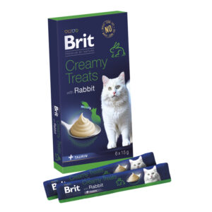 BRIT PREMIUM CAT CNACK CREAMY RABBIT 6x15gr
