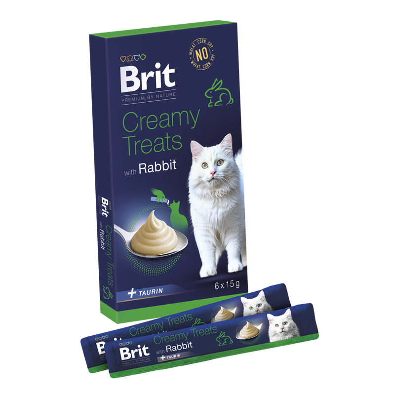 BRIT PREMIUM CAT CNACK CREAMY RABBIT 6x15gr BRIT PREMIUM CAT CNACK CREAMY RABBIT 6x15gr