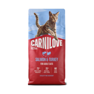 CARNILOVE CAT ACTIVE STERILISED SALMON AND TURKEY