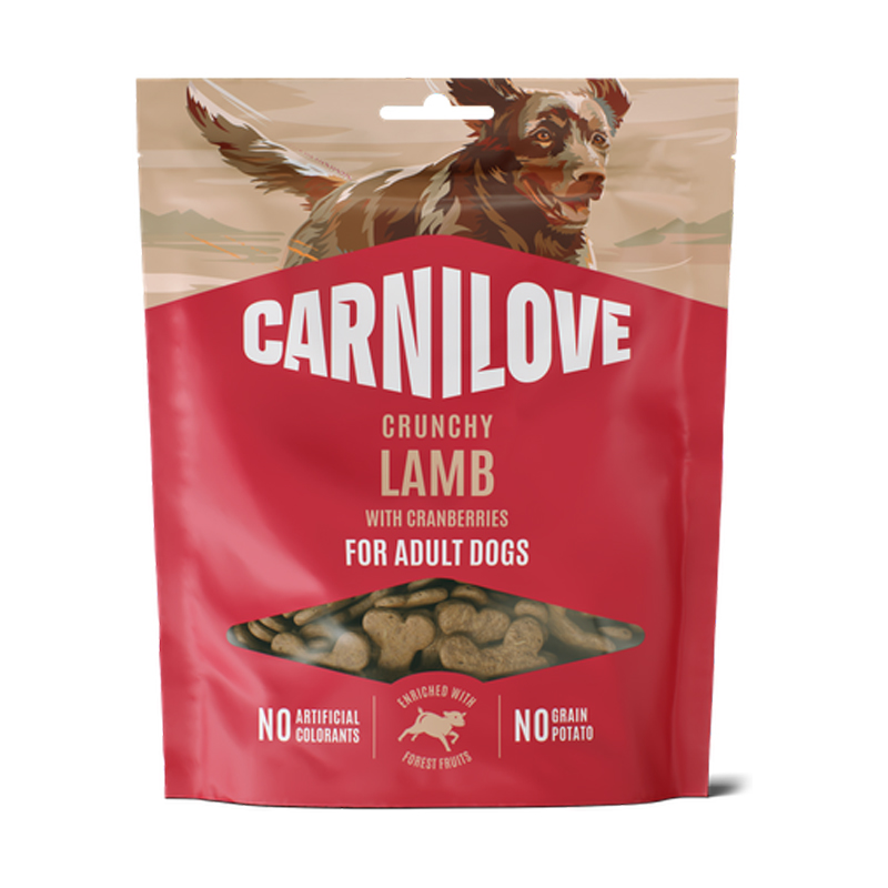 CARNILOVE DOG CRUNCHY LAMB AND CRANBERRIES 200gr CARNILOVE DOG CRUNCHY LAMB AND CRANBERRIES 200gr