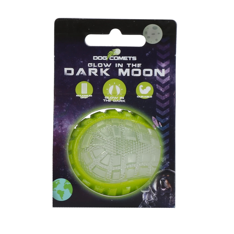 DOG COMETS GLOW IN THE DARK MOON GREEN S 50mm