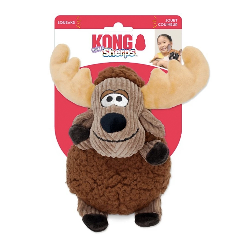 KONG ΠΑΙΧΝΙΔΙ ΣΚΥΛΟΥ SHERPS FLOOFS MOOSE - MEDIUM