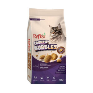 REFLEX CRUNCHY BUBBLE ADULT CAT STERILIZED SALMON 10kg